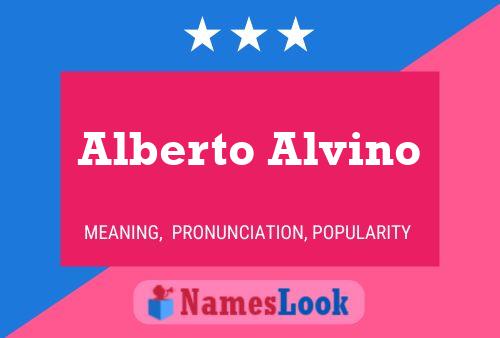 Póster del nombre Alberto Alvino