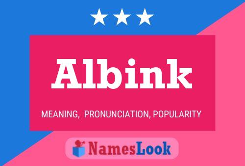 Póster del nombre Albink