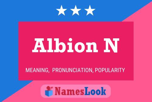 Póster del nombre Albion N