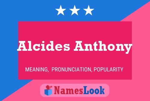 Póster del nombre Alcides Anthony