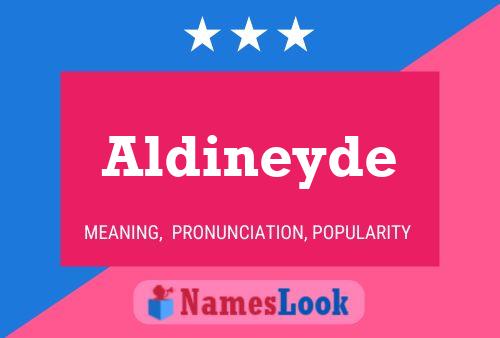 Póster del nombre Aldineyde