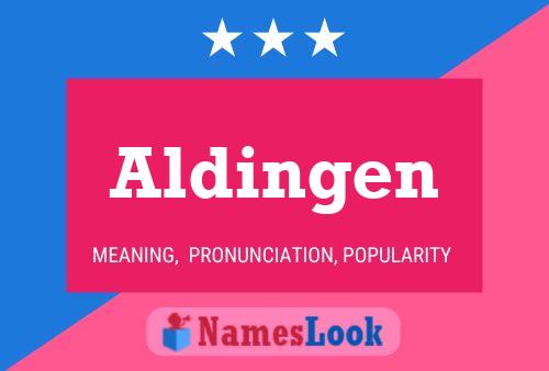 Póster del nombre Aldingen