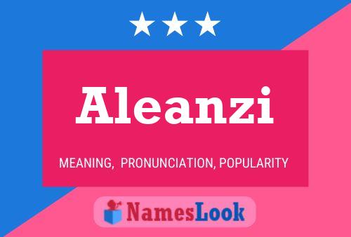 Póster del nombre Aleanzi