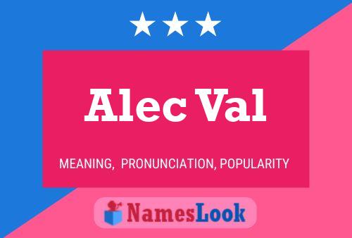 Póster del nombre Alec Val