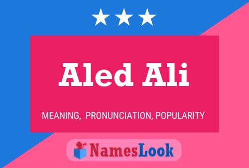 Póster del nombre Aled Ali