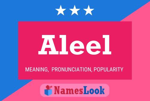 Póster del nombre Aleel