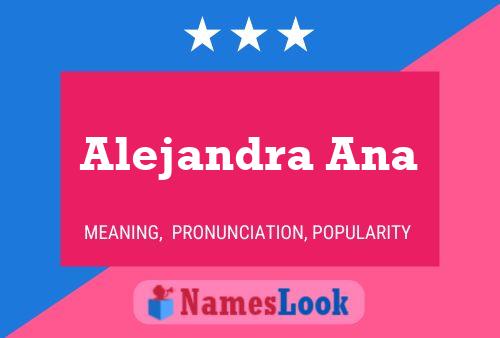 Póster del nombre Alejandra Ana