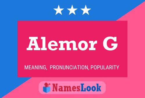 Póster del nombre Alemor G