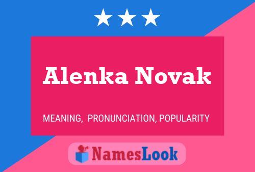 Póster del nombre Alenka Novak