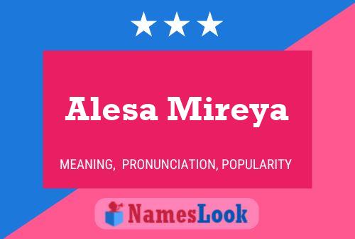 Póster del nombre Alesa Mireya