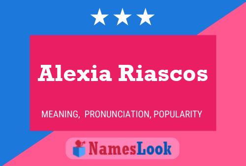 Póster del nombre Alexia Riascos