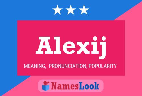 Póster del nombre Alexij