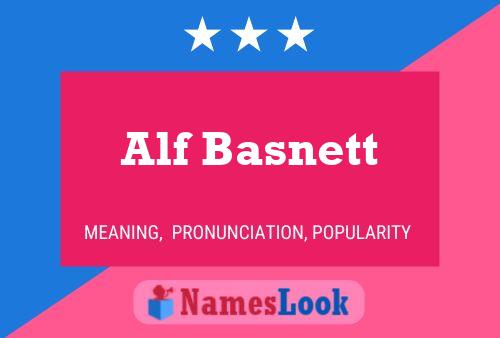 Póster del nombre Alf Basnett