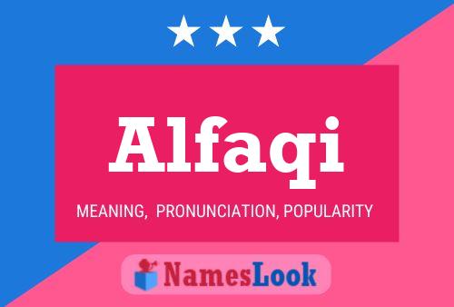 Póster del nombre Alfaqi