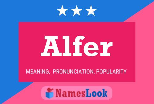 Póster del nombre Alfer