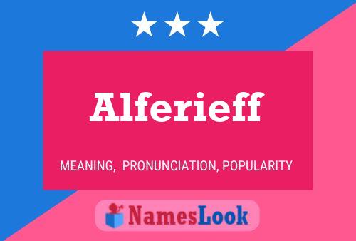 Póster del nombre Alferieff