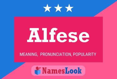 Póster del nombre Alfese