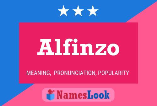 Póster del nombre Alfinzo