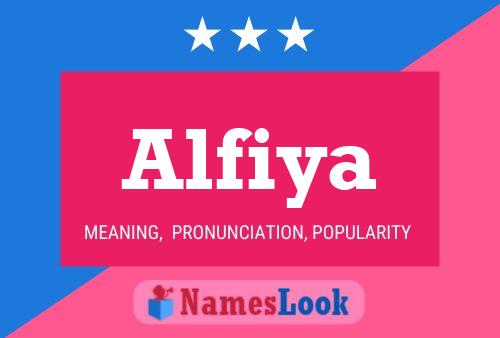 Póster del nombre Alfiya