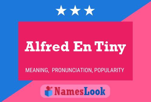 Póster del nombre Alfred En Tiny