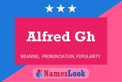 Póster del nombre Alfred Gh