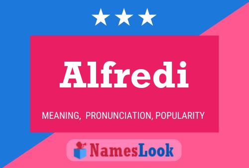 Póster del nombre Alfredi