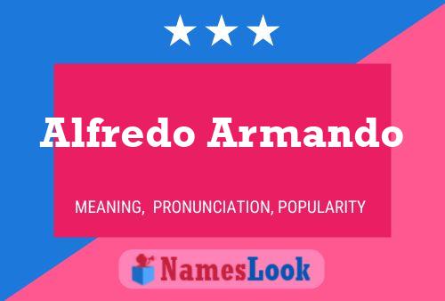 Póster del nombre Alfredo Armando