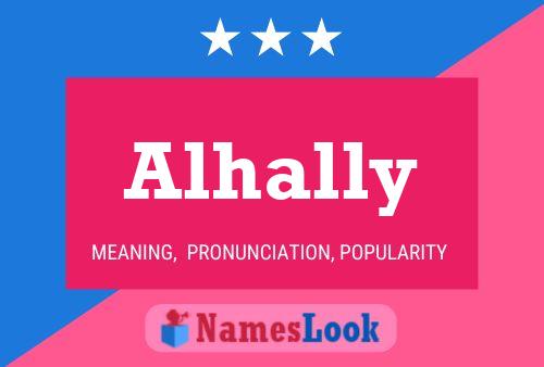 Póster del nombre Alhally