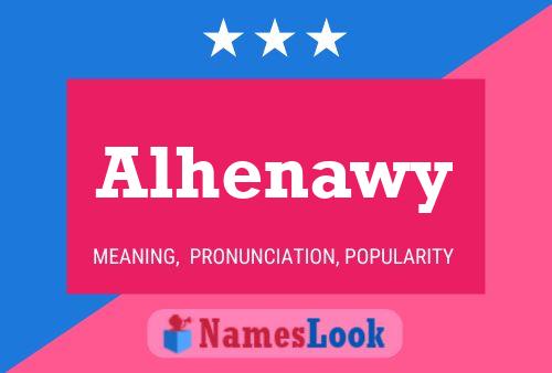 Póster del nombre Alhenawy