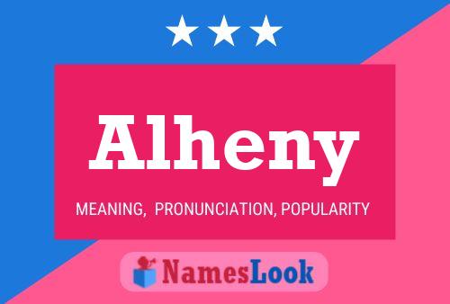 Póster del nombre Alheny