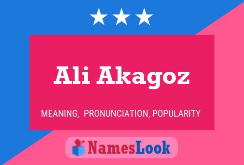 Póster del nombre Ali Akagoz