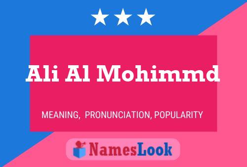 Póster del nombre Ali Al Mohimmd