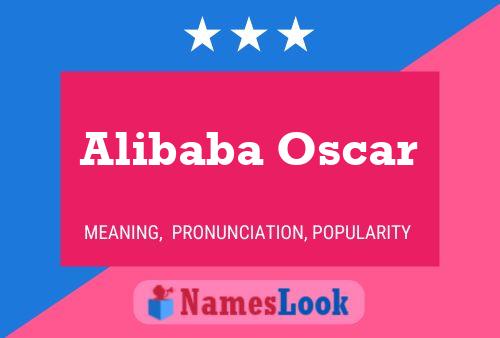 Póster del nombre Alibaba Oscar