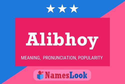 Póster del nombre Alibhoy