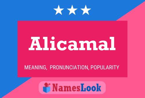 Póster del nombre Alicamal