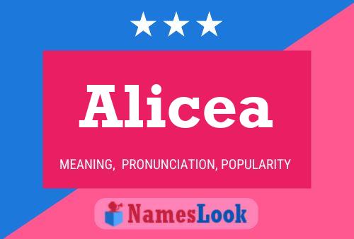 Póster del nombre Alicea