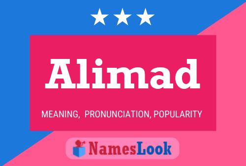 Póster del nombre Alimad