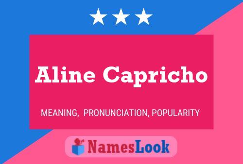 Póster del nombre Aline Capricho