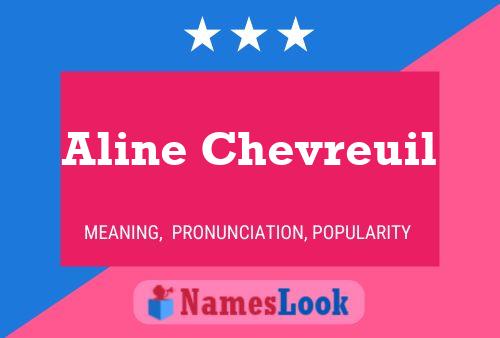 Póster del nombre Aline Chevreuil