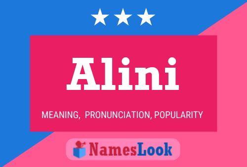 Póster del nombre Alini