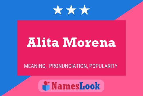 Póster del nombre Alita Morena