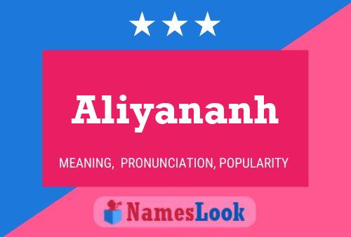 Póster del nombre Aliyananh