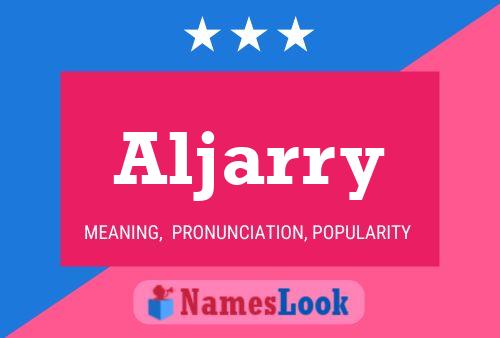 Póster del nombre Aljarry