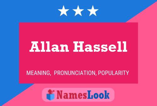 Póster del nombre Allan Hassell