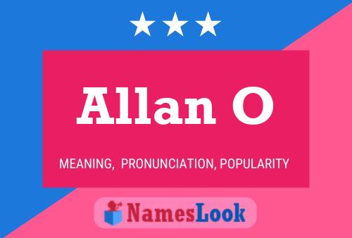 Póster del nombre Allan O