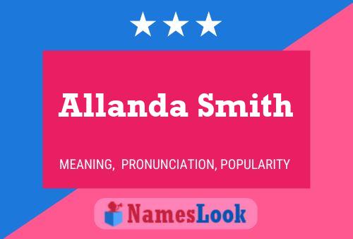 Póster del nombre Allanda Smith