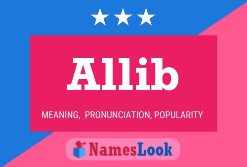 Póster del nombre Allib