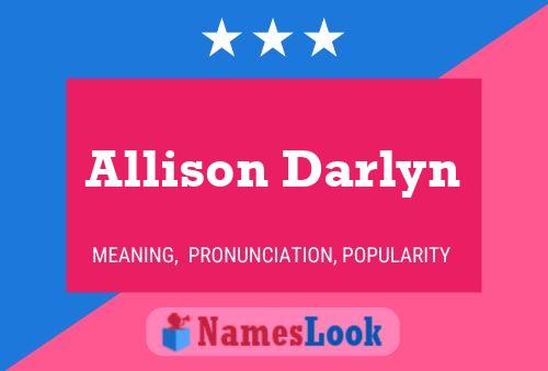 Póster del nombre Allison Darlyn