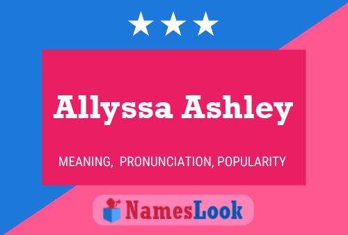 Póster del nombre Allyssa Ashley