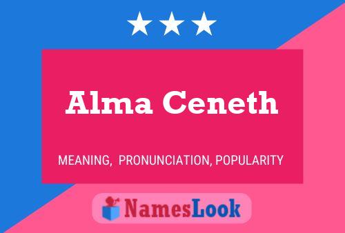 Póster del nombre Alma Ceneth